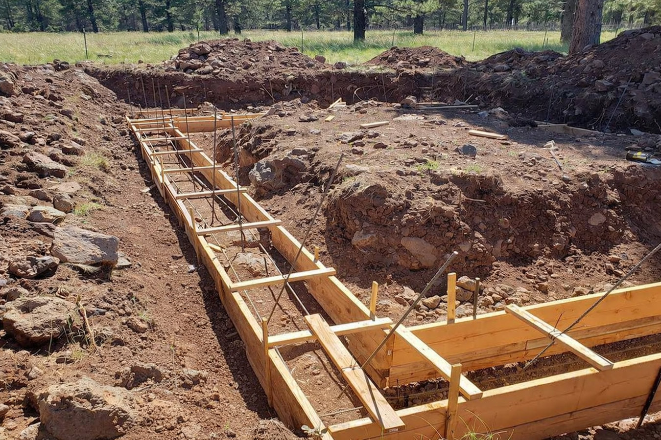 Concrete footings